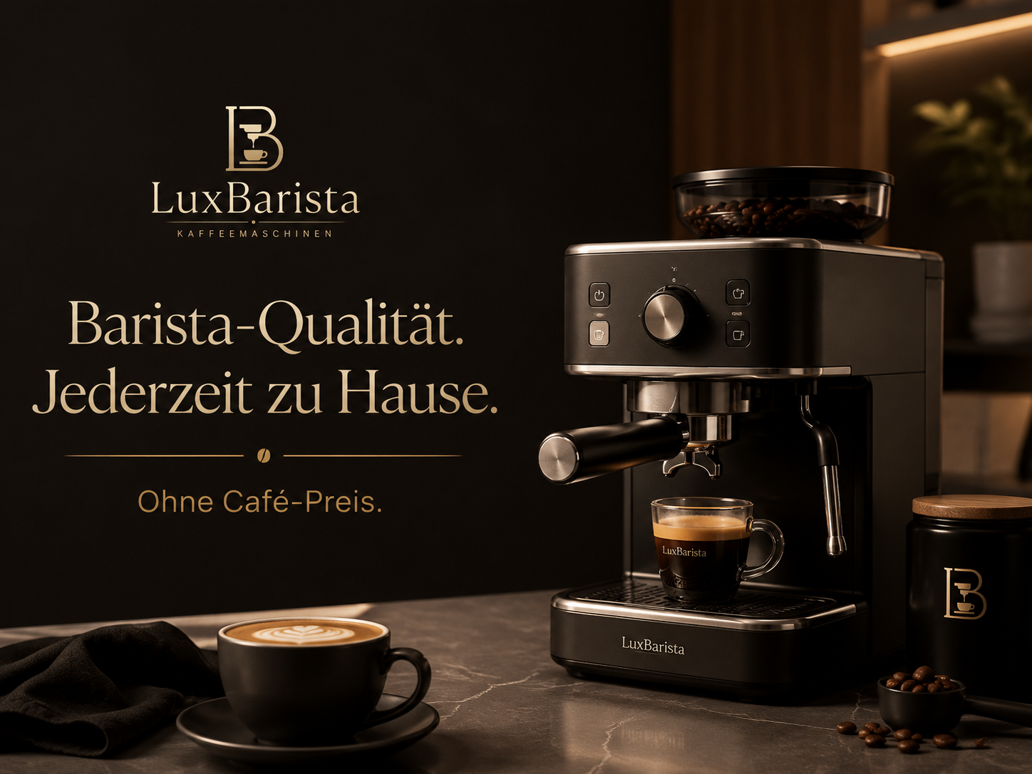 Barista-Espresso. Auf Knopfdruck.