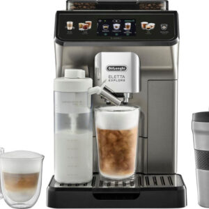 De'Longhi ECAM450.86.T Kaffeevollautomat – LatteCrema Hot und Cool, 100 Rezepte App