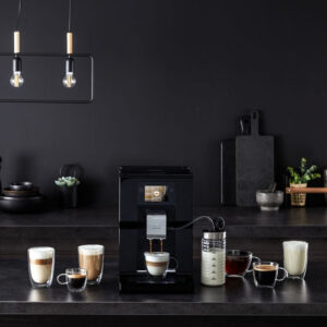 KRUPS EA8738 Intuition Preference Kaffeevollautomat – Farb Touchscreen, Kompaktes Design