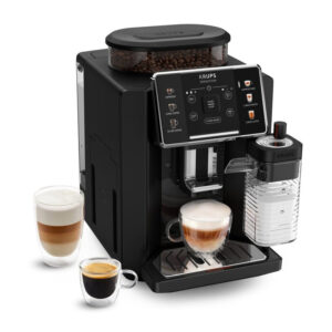 Krups EA9128D Kaffeevollautomat – Milk Maestro Technologie, 6 Getränkekreationen Milchschaum